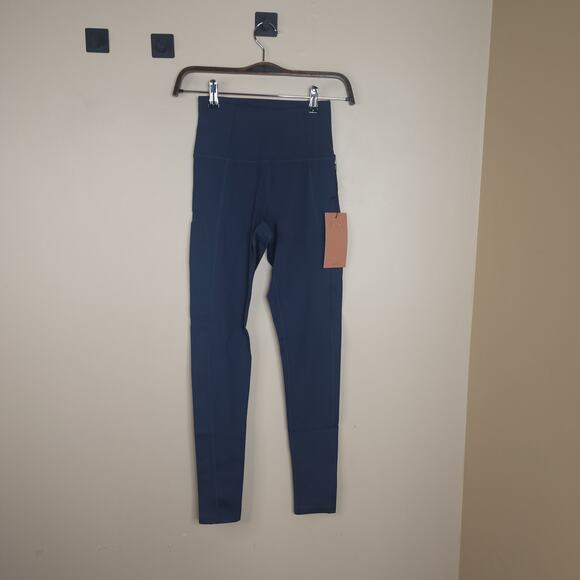 Girlfriend Collective Compressive High-Rise Legging in Midnight Size XS - Picture 1 of 7